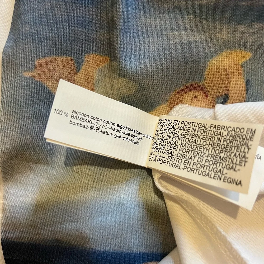 Zara White Tee with Birth of Venus  Print - Picture 5 of 5